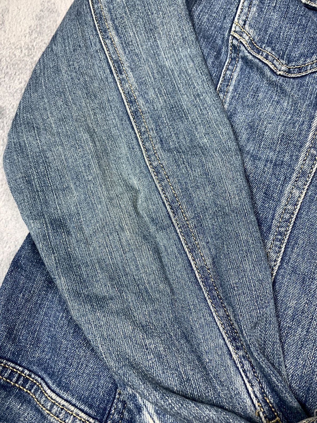 Japanese Brand × Vintage Vintage Y2K Japanese Denim Jacket jeans retro style Size M / US 6-8 / IT 42-44 - 3 Thumbnail