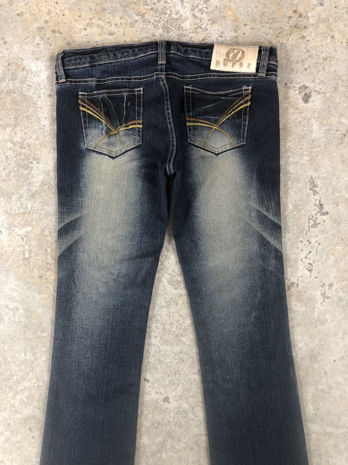 If Six Was Nine Japanese Durer Flared Jeans Distressed Jeans Size US 31 - 8 Thumbnail
