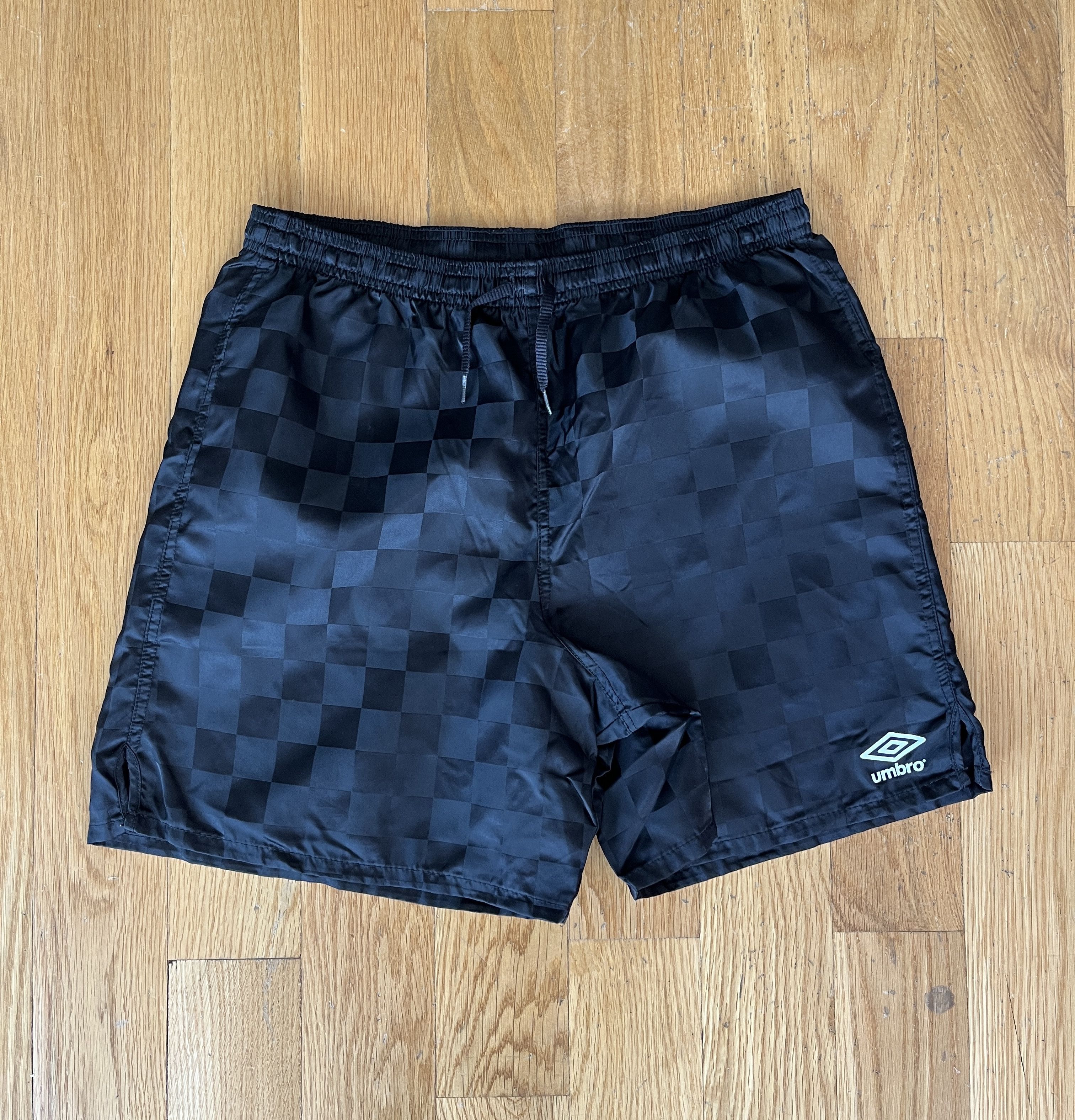 Starter Vintage 90s Checkered Umbro Shorts Size US 28 / EU 44 - 1 Thumbnail