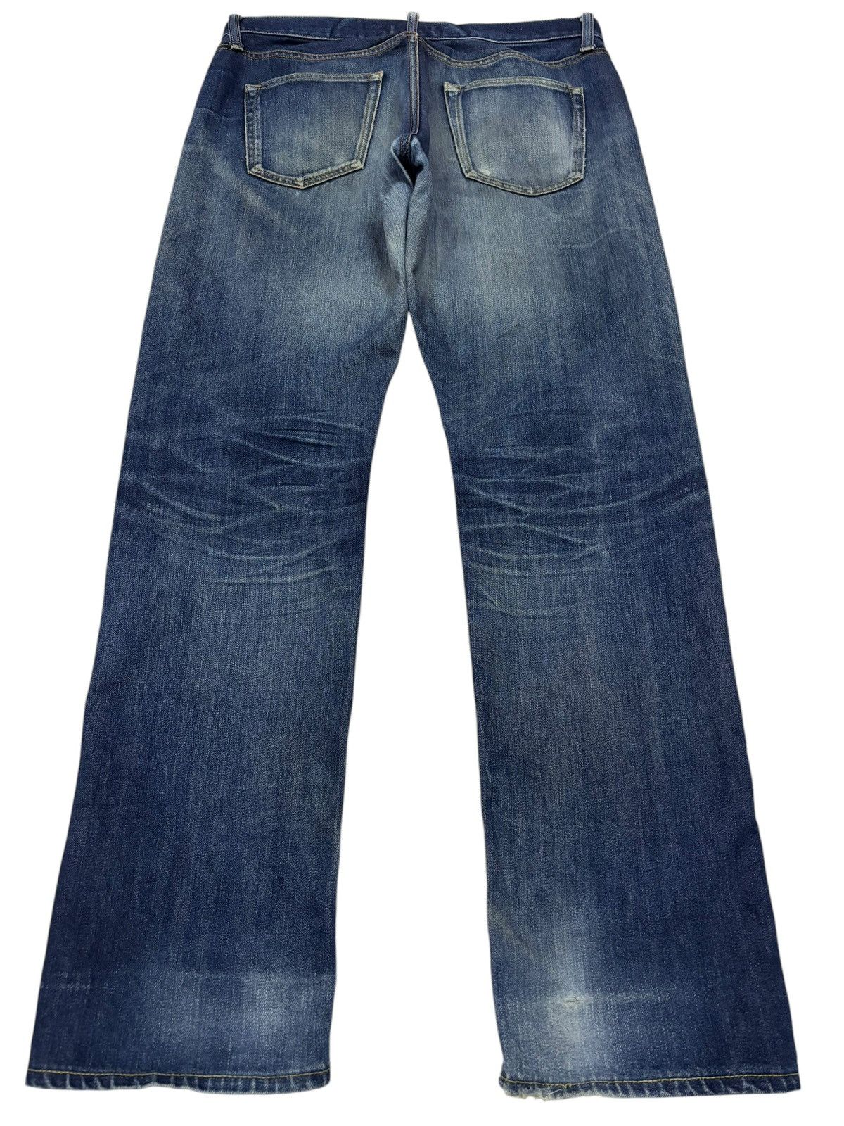 Jun Takahashi × Kaihara Denim Vintage Japan Uniqlo Faded Selvedge Jeans Size US 34 / EU 50 - 3 Thumbnail