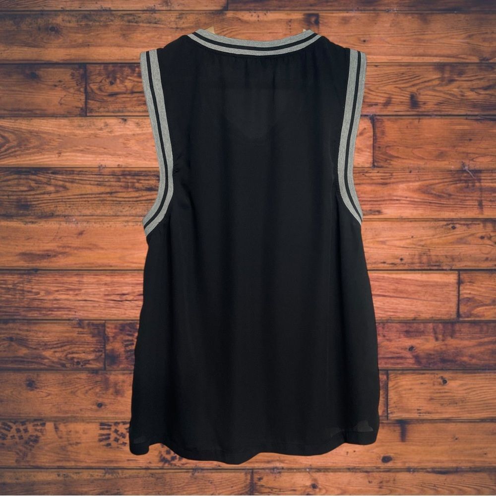 Forever 21 Forever 21 Sequined Black "84" Jersey Tank Top Medium Size M / US 6-8 / IT 42-44 - 2 Thumbnail