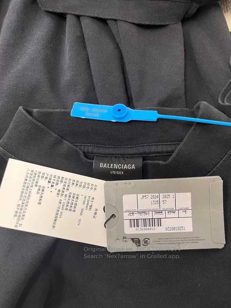 Balenciaga Balenciaga Letter short sleeve round neck T-shirt men's Size US S / EU 44-46 / 1 - 5 Thumbnail