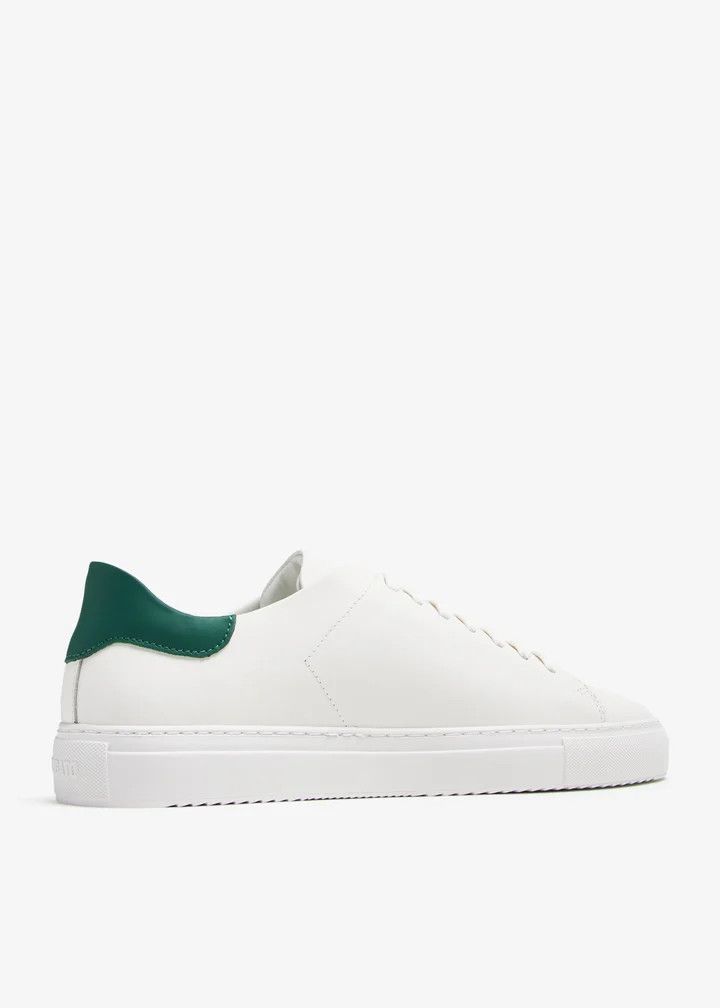 Axel Arigato o1s22i1n0925 Clean 90 Leather Sneakers in White/Green Size US 10 / EU 43 - 4 Thumbnail