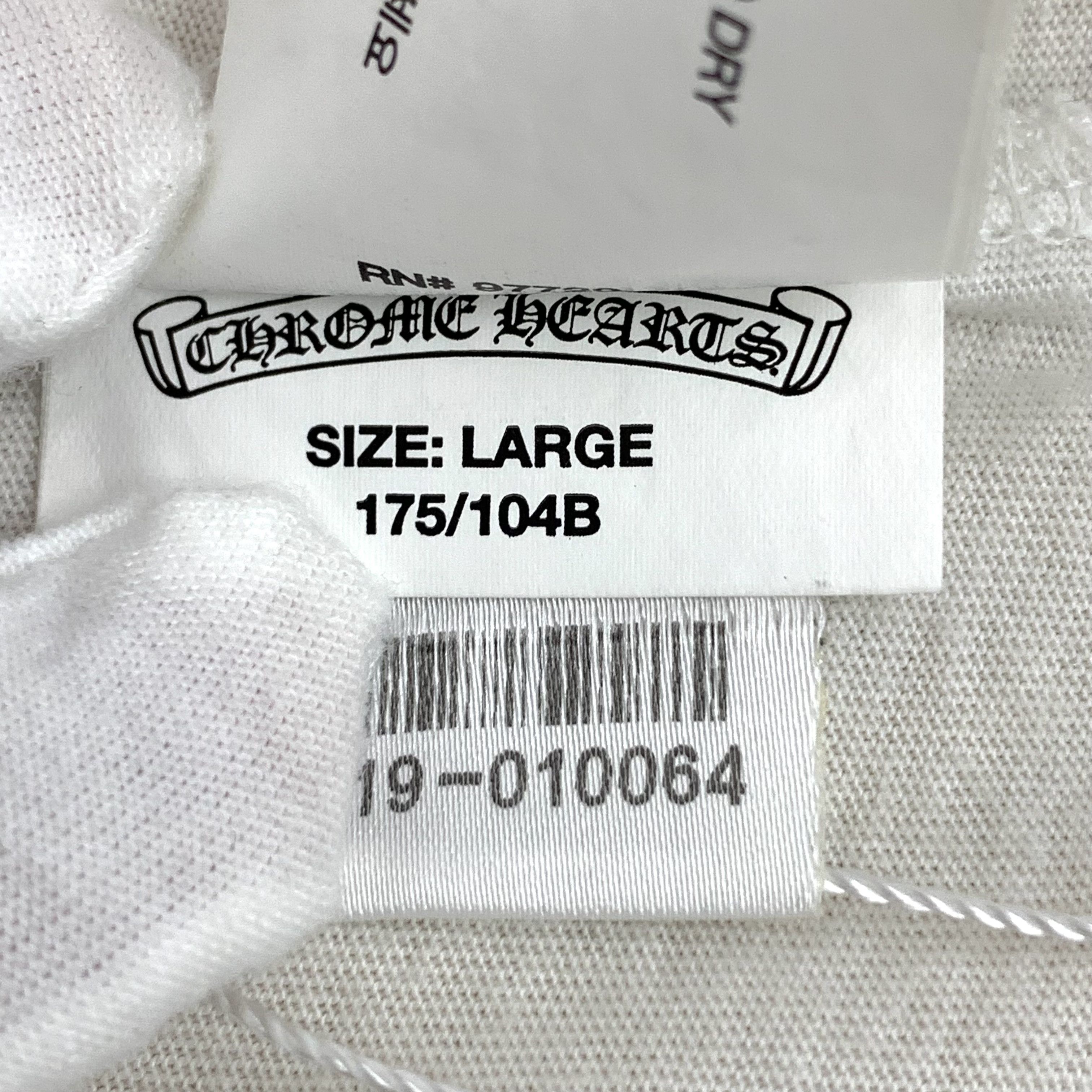 Chrome Hearts Chrome Hearts White Sanskrit Print Long Sleeve Tee (L) Size US L / EU 52-54 / 3 - 5 Thumbnail