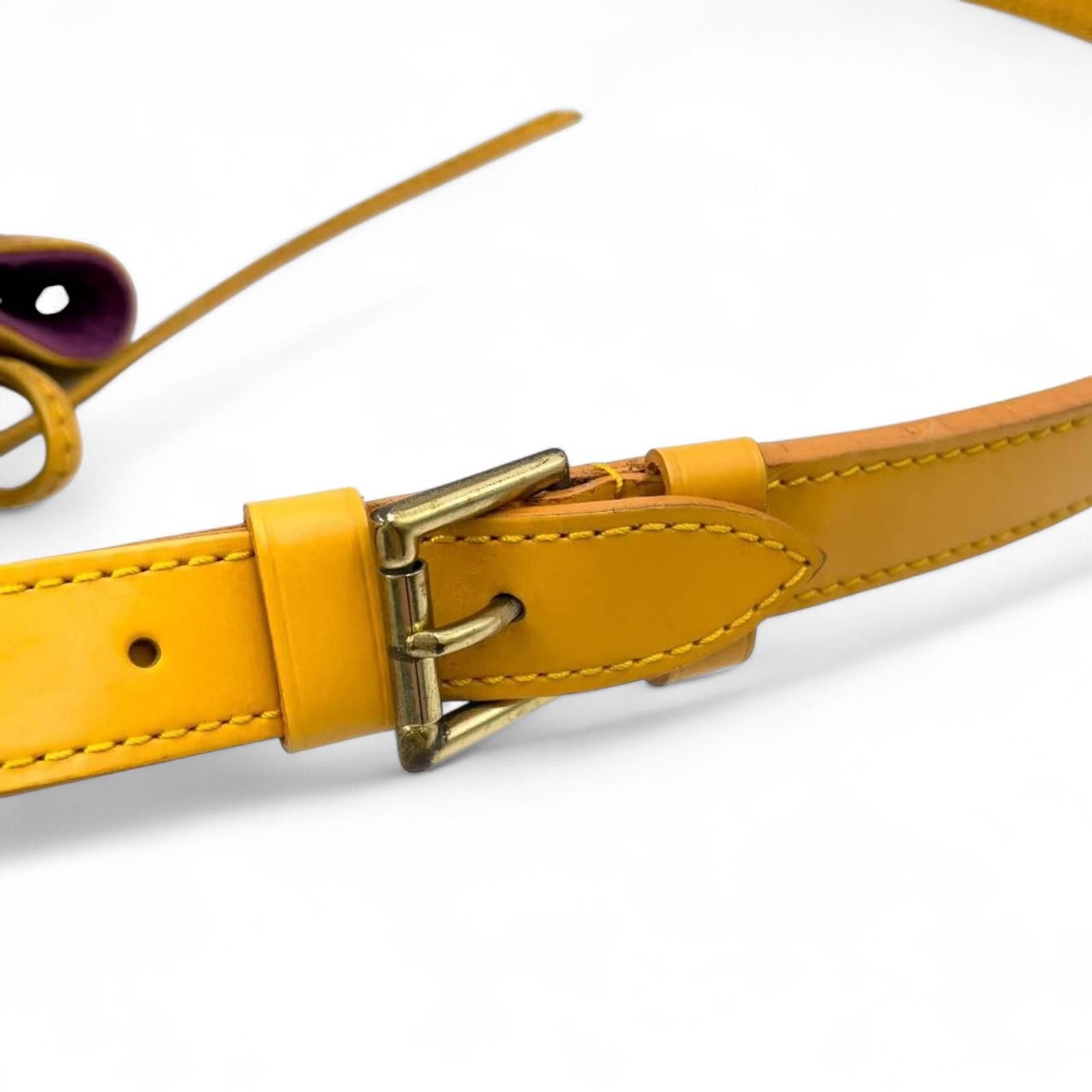 Louis Vuitton Louis Vuitton - Yellow Epi Leather Bucket Bag Size ONE SIZE - 8 Thumbnail