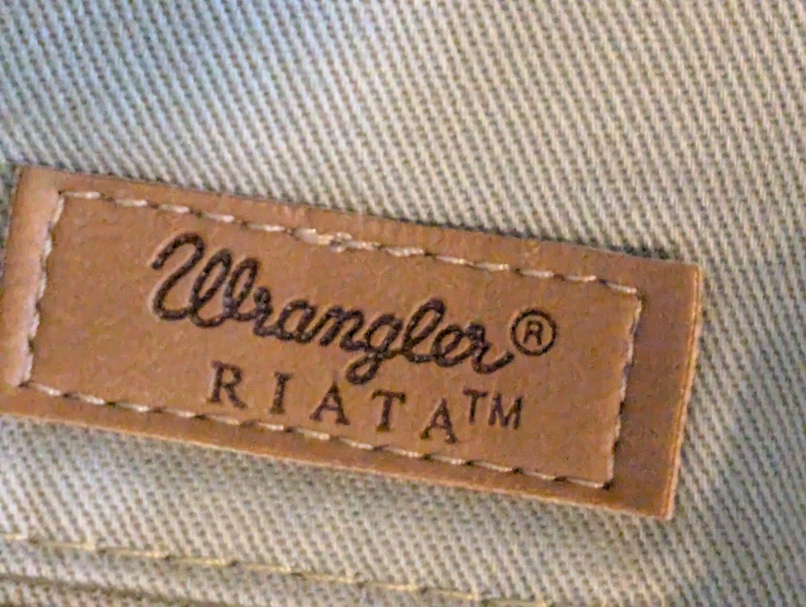 Wrangler Wrangler Riata Khaki Pants Mens 34x30 Beige Cotton 3 Pockets Size US 34 / EU 50 - 3 Thumbnail