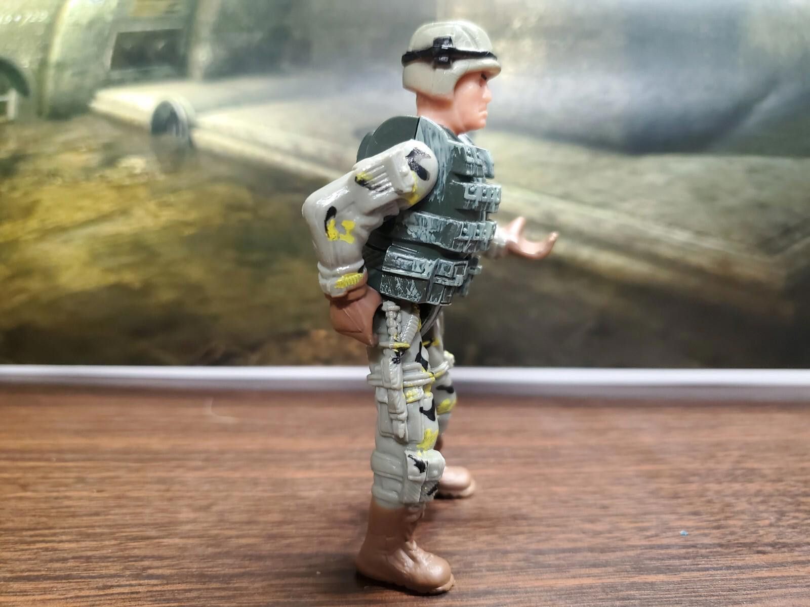 Other Chap Mei Type Action Figure Army Soldier Camo 3.75” Size ONE SIZE - 4 Thumbnail