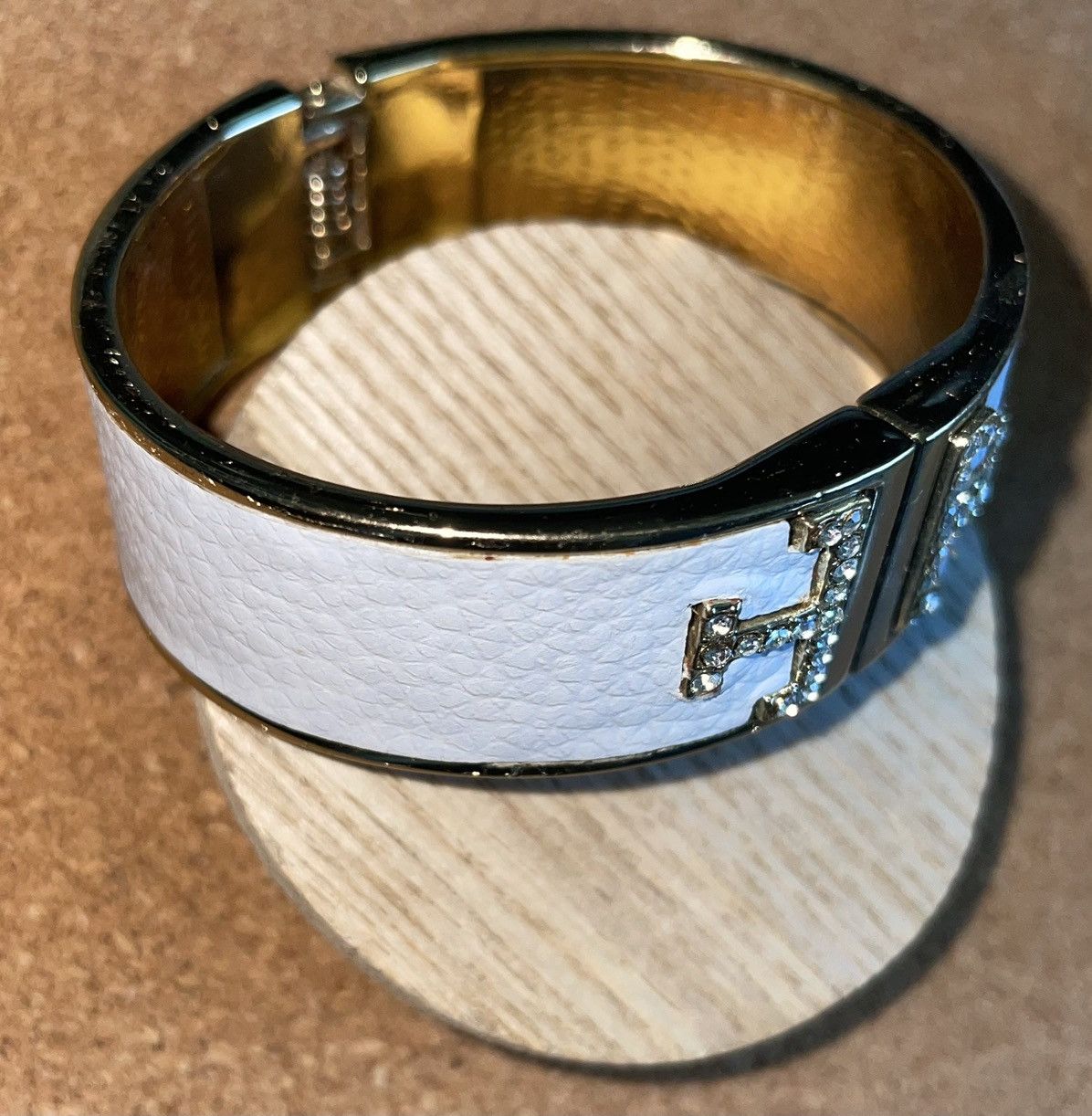 Other MX Designer Leather Hinged Cuff Size ONE SIZE - 10 Thumbnail