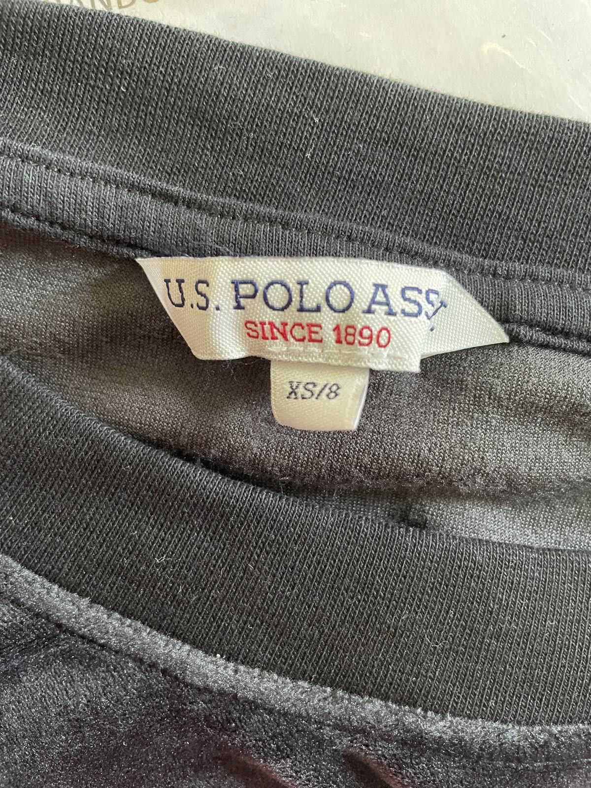 U.S. Polo Assn. U.S. Polo Assn. Black Velvet Crewneck Sweatshirt XS Size US XS / EU 42 / 0 - 3 Thumbnail
