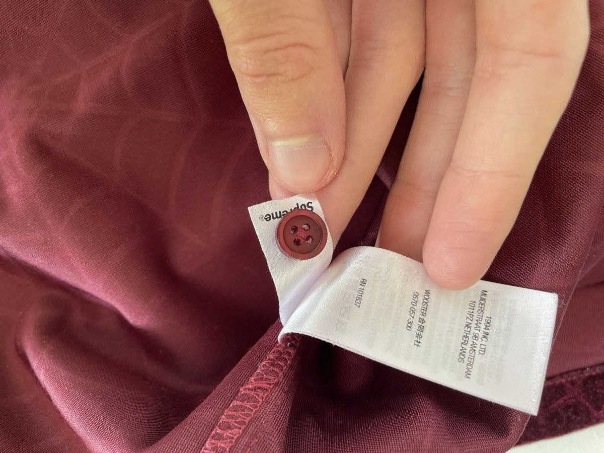 Supreme Spider web velour shirt Size US M / EU 48-50 / 2 - 5 Thumbnail