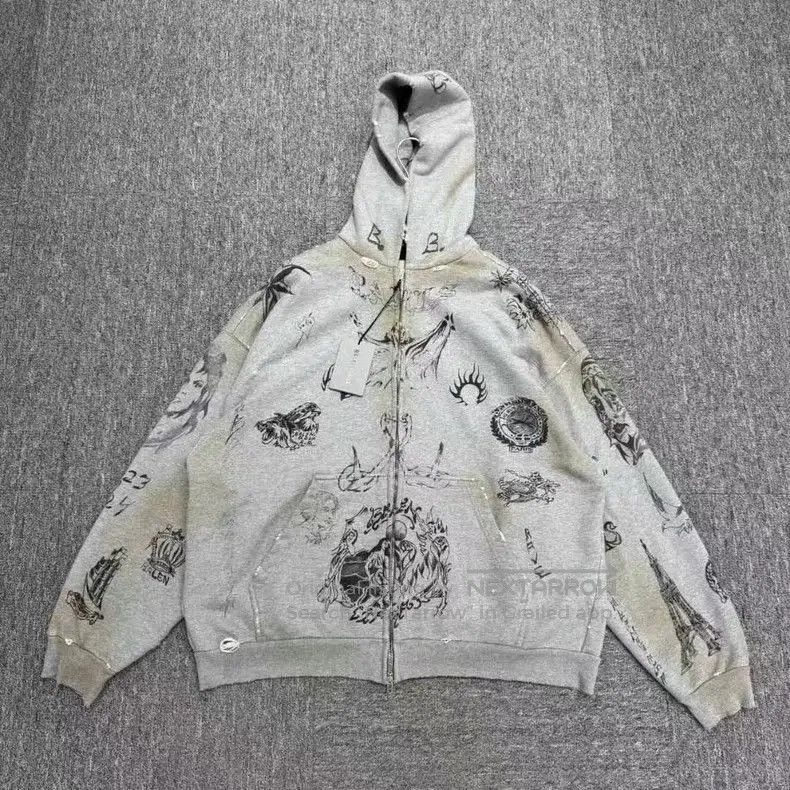 Balenciaga Balenciaga 24ss do old tattoo hoodie hoodie. Size US M / EU 48-50 / 2 - 5 Thumbnail