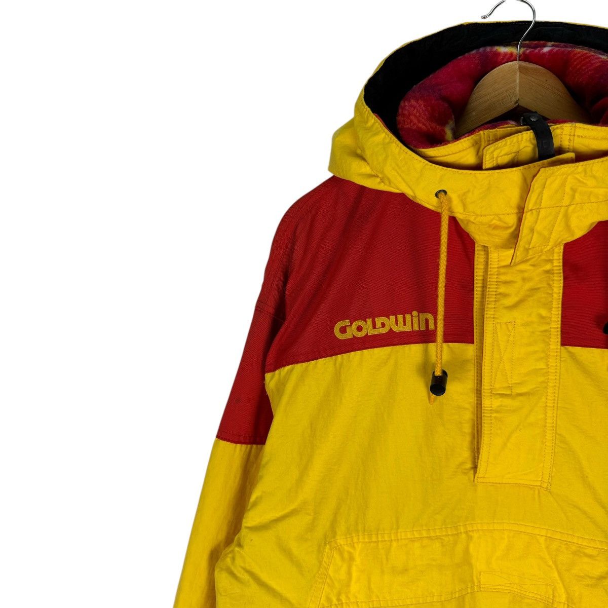 Goldwin 🌟VINTAGE 90s GOLDWIN HOODIE HALF ZIP SKI WEAR JACKET Size US M / EU 48-50 / 2 - 4 Thumbnail