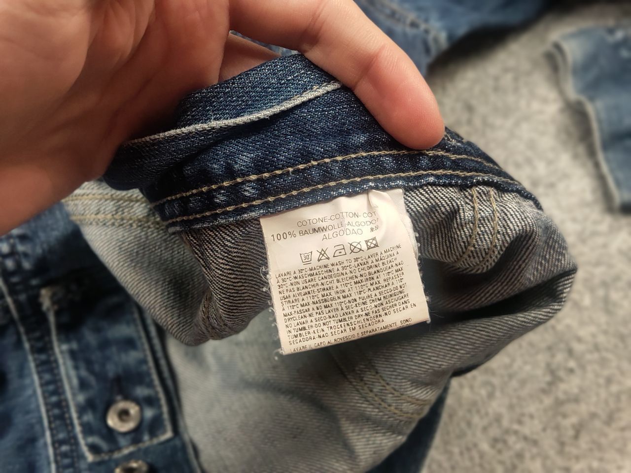 Diesel Vintage 90's Diesel Gregg Denim Button Jacket Y2K Style LGB Size US L / EU 52-54 / 3 - 12 Thumbnail