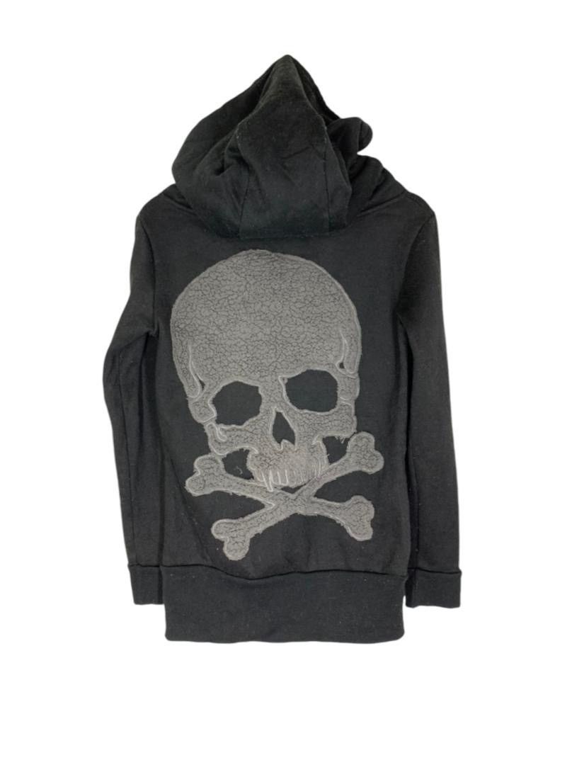 Japanese Brand Japanese Brand Black Skull Sweater Hoodie Slim Size US S / EU 44-46 / 1 - 1 Thumbnail