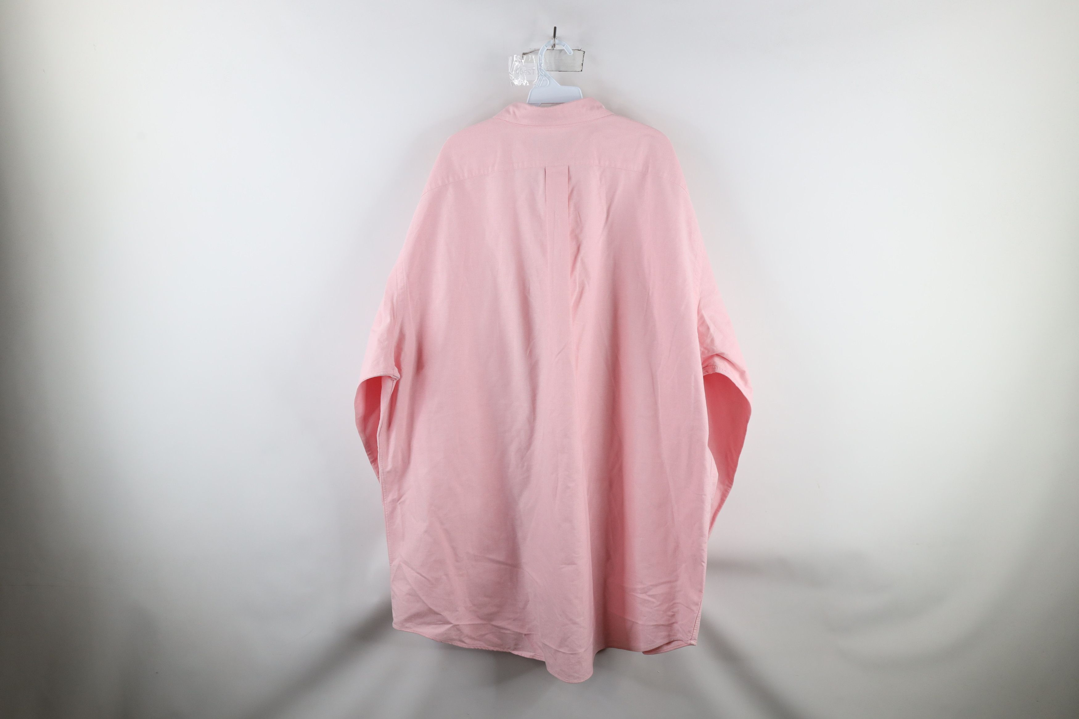 Ralph Lauren × Vintage Vintage 90s Ralph Lauren Oxford Button Down Shirt Pink Size US XXL / EU 58 / 5 - 8 Thumbnail