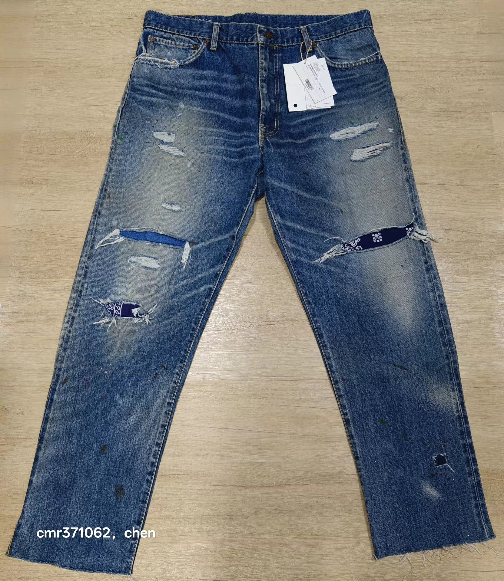 Visvim visvim 22 ict journeyman pants NEW 1,3,4 cashew flower patch Size US 30 / EU 46 - 1 Thumbnail