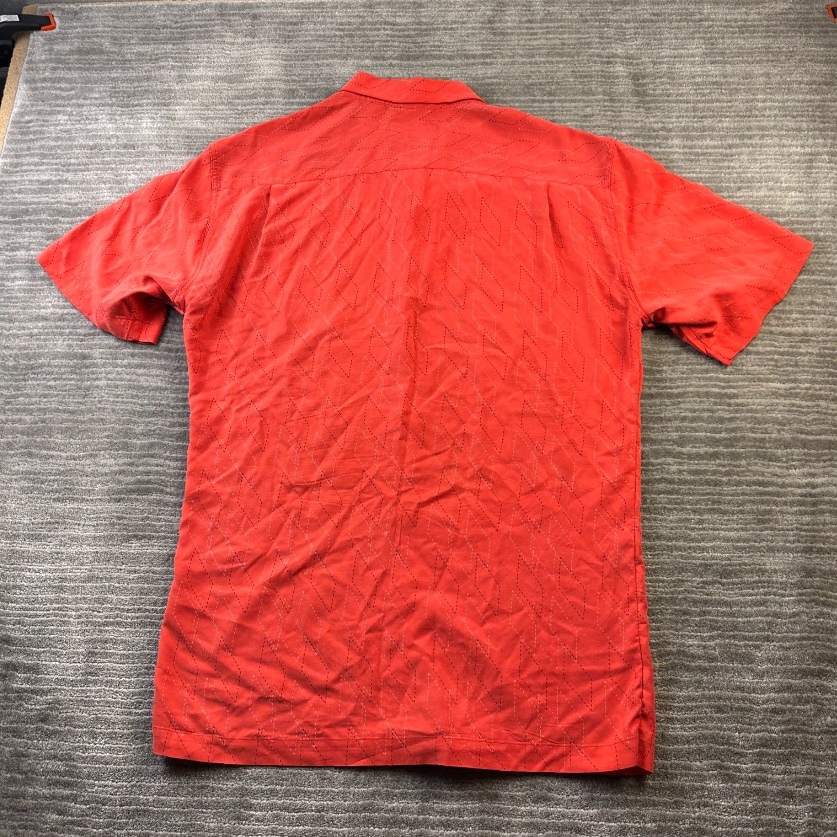 Nat Nast VINTAGE Nat Nast Shirt Mens XL Orange Camp Casual Bowling Silk Size US XL / EU 56 / 4 - 2 Thumbnail