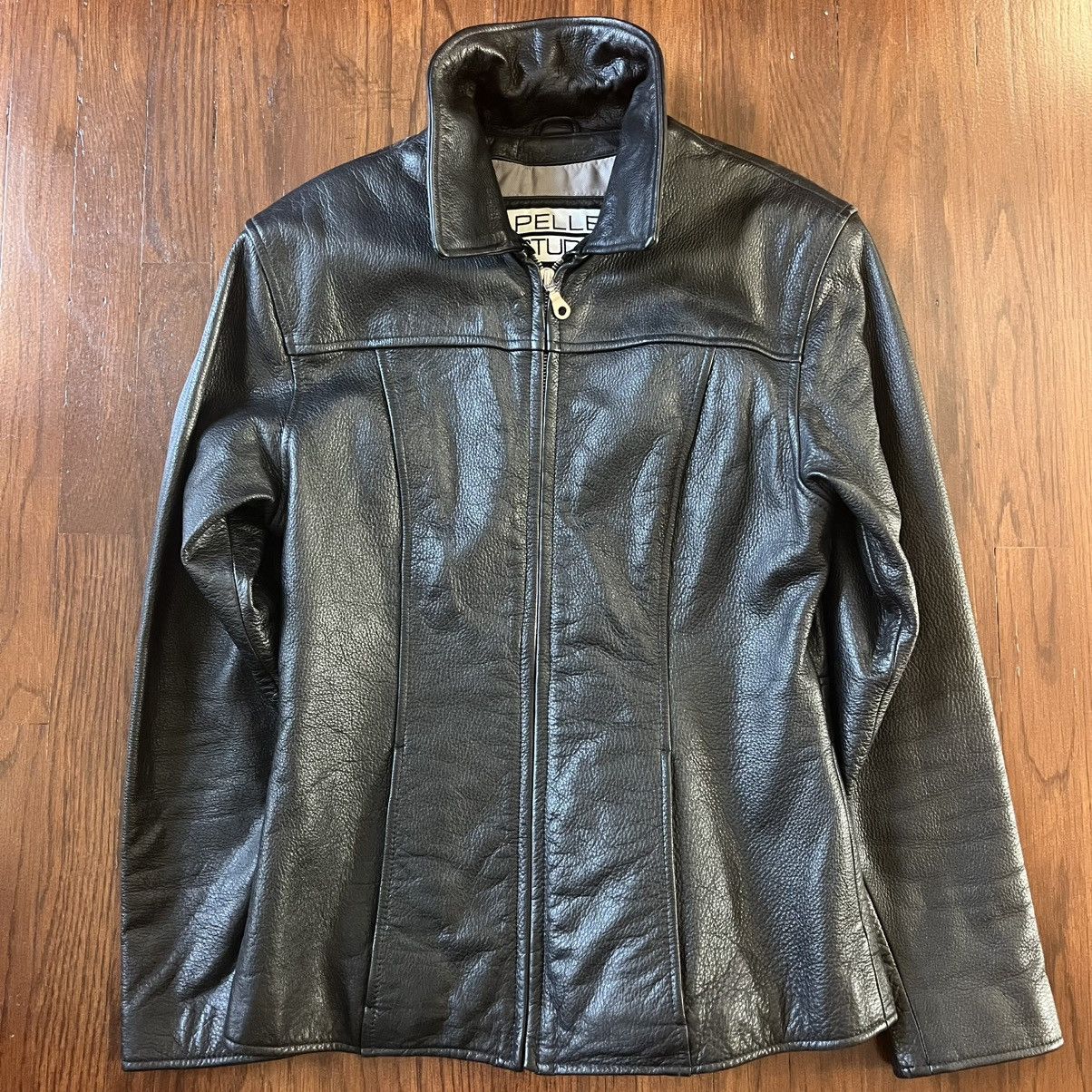 Wilsons Leather Vintage Wilson's Pelle Studios Black Leather Jacket Size S / US 4 / IT 40 - 2 Thumbnail