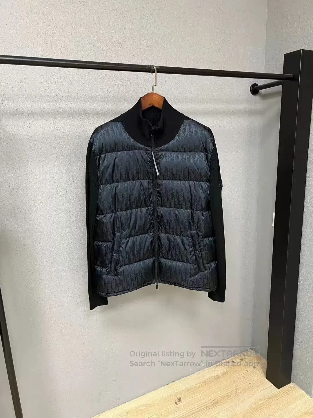 Dior dior knitted down jacket in black. Size US XXL / EU 58 / 5 - 1 Thumbnail