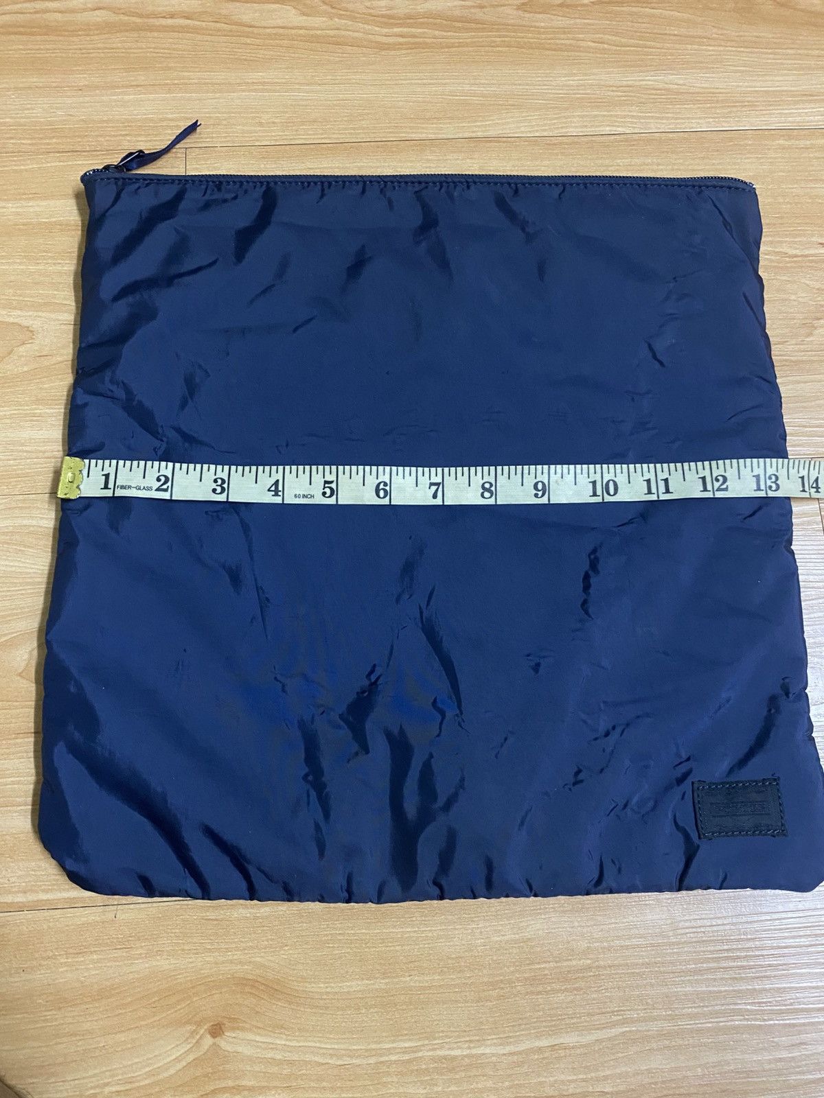 Head Porter Head Porter Navy Nylon Zipper Pouch – Minimal Utility Bag Size ONE SIZE - 8 Thumbnail