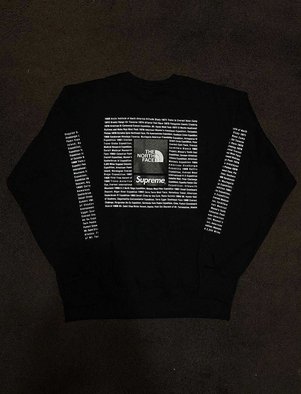 Supreme × The North Face Supreme The North Face Crewneck Black (Size Small) Size US S / EU 44-46 / 1 - 2 Thumbnail