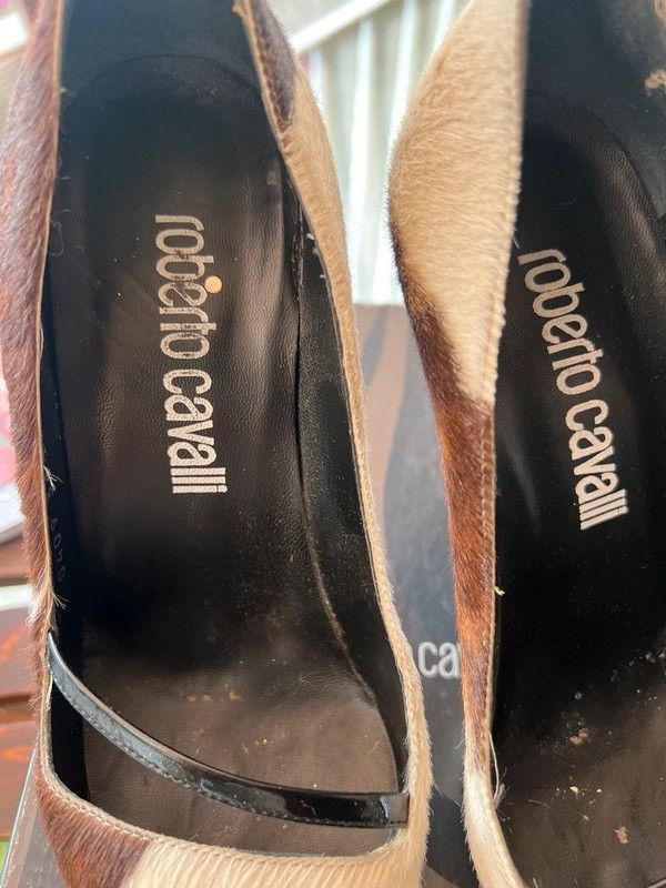 Roberto Cavalli Roberto Cavalli Heels Shoes Leather Printed Vintage Size US 6.5 / IT 36.5 - 6 Thumbnail