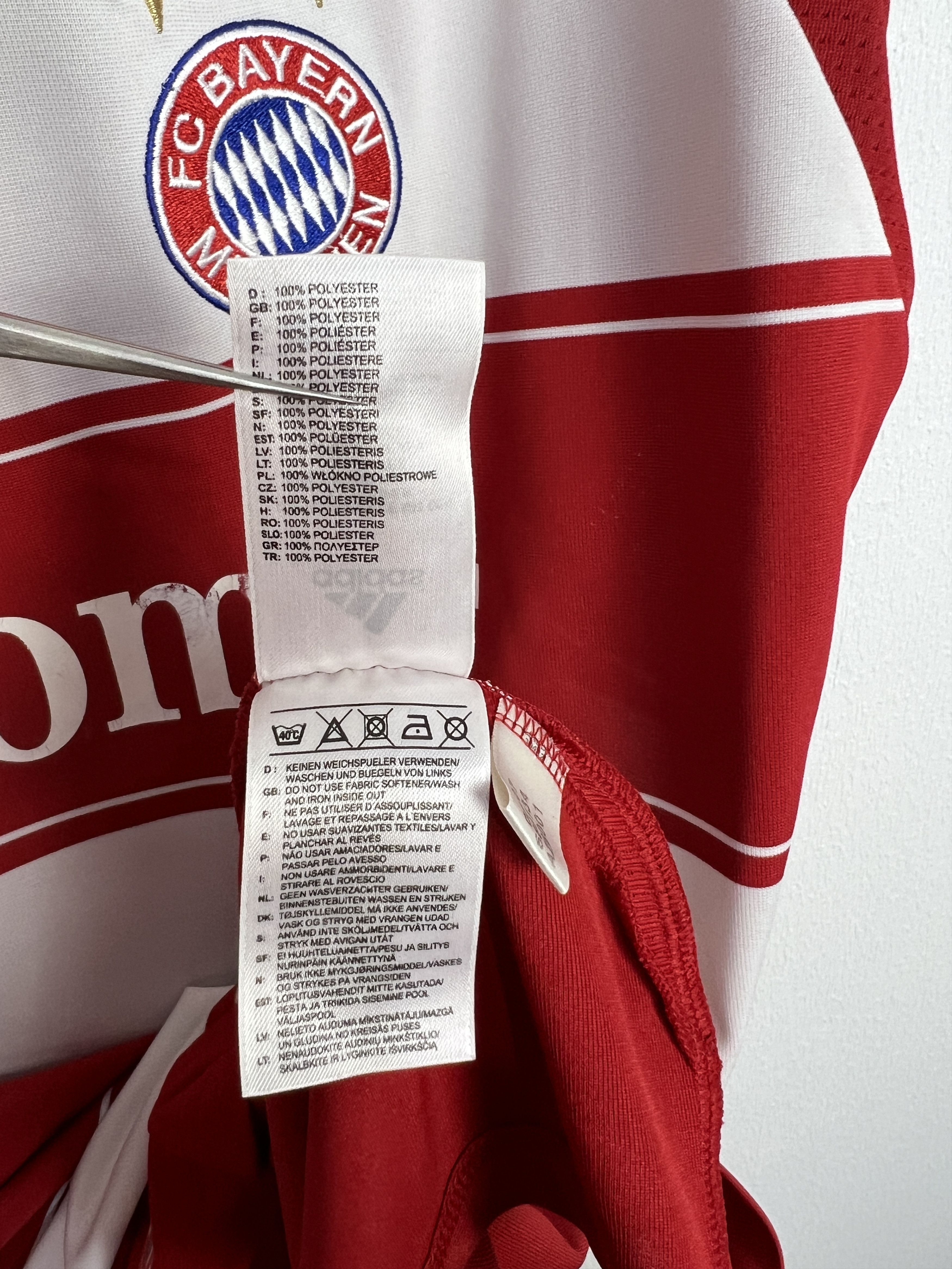 Adidas Bayern Munich Home football shirt 2007 Soccer Adidas Jersey Size US XXL / EU 58 / 5 - 10 Thumbnail