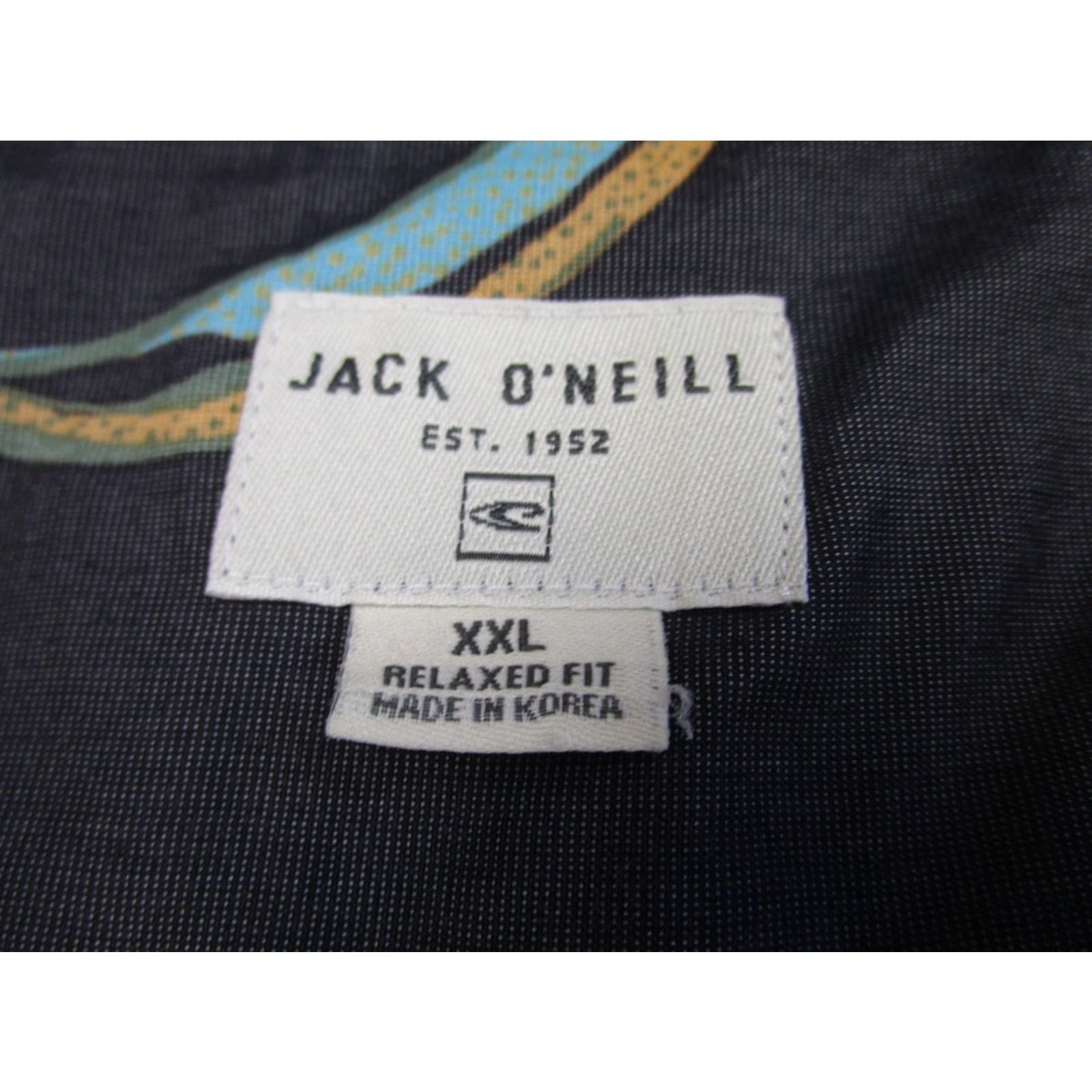 ALOHAS Jack O’Neill Shirt Mens 2XL Black Hawaiian Aloha Floral Button Front Relaxed Size US XXL / EU 58 / 5 - 4 Thumbnail