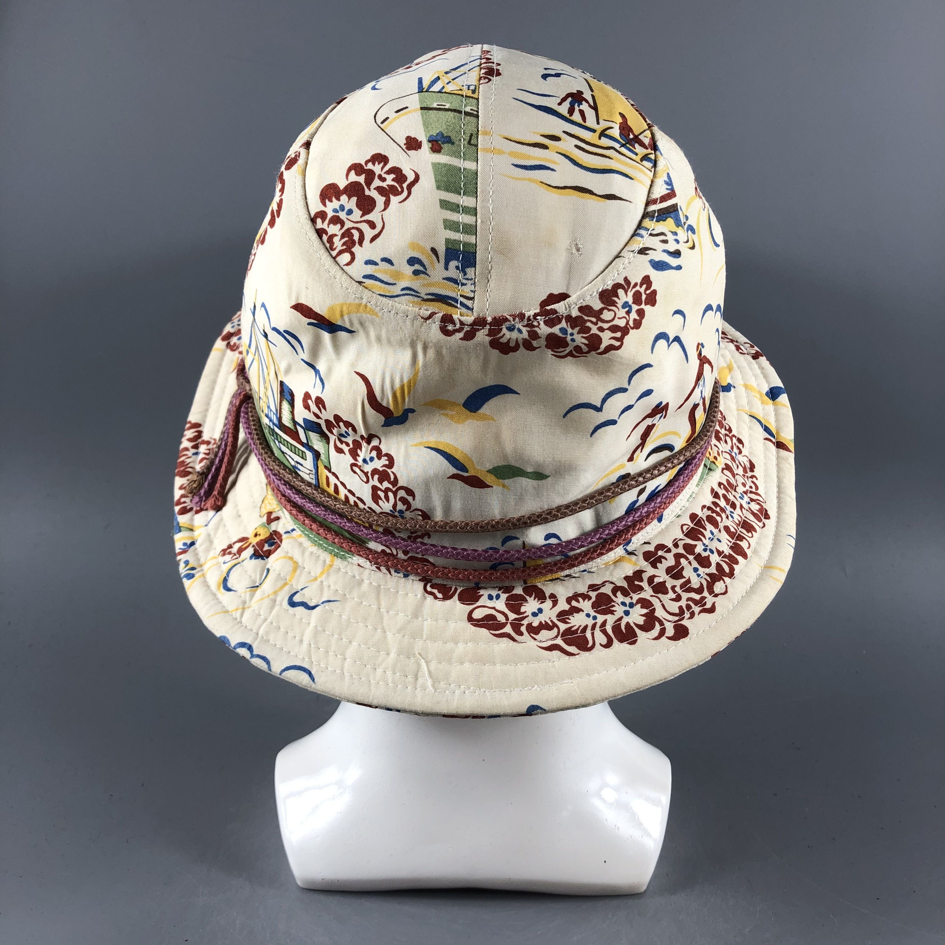 Japanese Brand × Vintage Womens Override9999 Boater Hats -D701 Size ONE SIZE - 2 Thumbnail