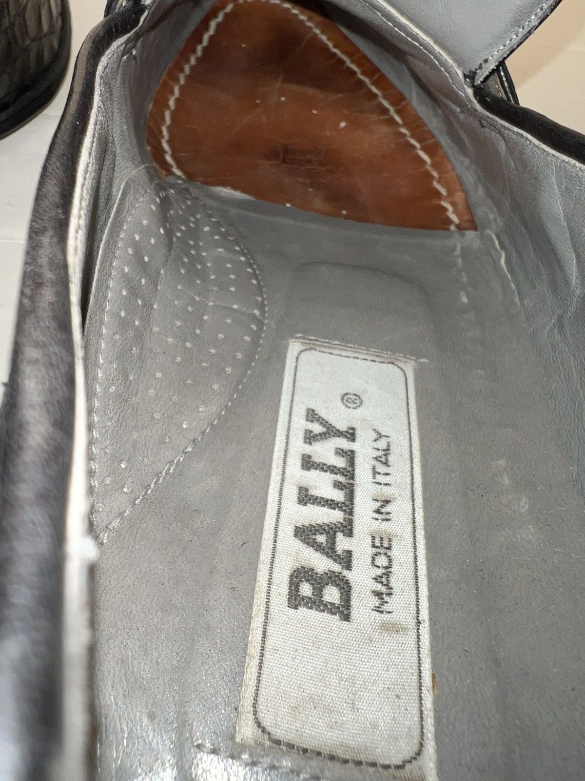 Bally BALLY Full Crocodile Black Loafers Men’s Sz US 8.5 Size US 8.5 / EU 41-42 - 10 Thumbnail