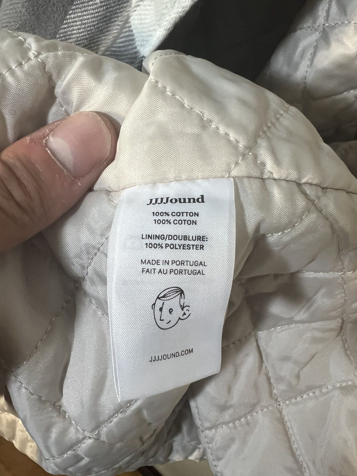 JJJJound Jjjjound Quilted Plaid Jacket Gray and White Size US L / EU 52-54 / 3 - 8 Thumbnail
