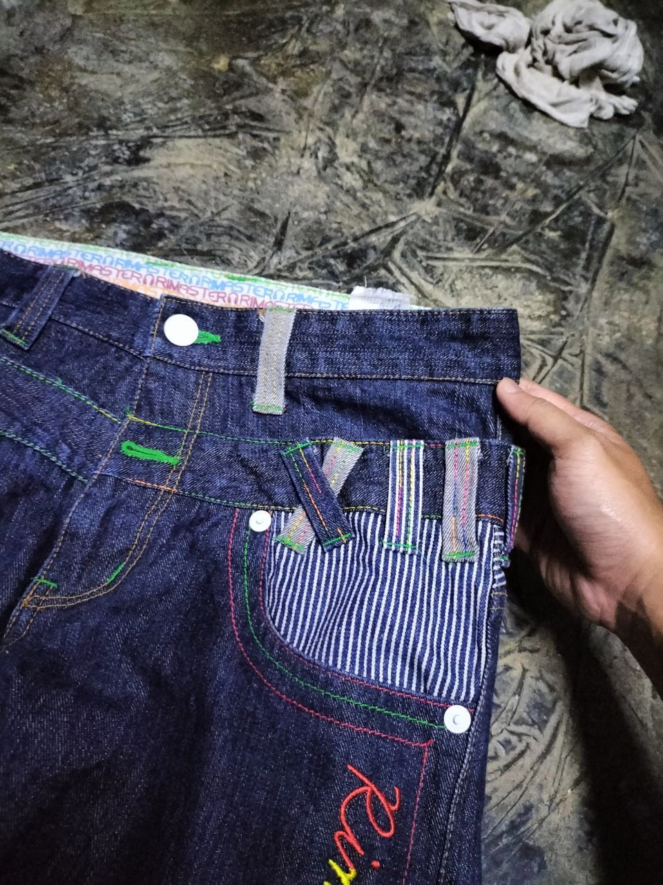 If Six Was Nine × Japanese Brand RIMASTER double waist jeans japanese brand Size US 30 / EU 46 - 4 Thumbnail
