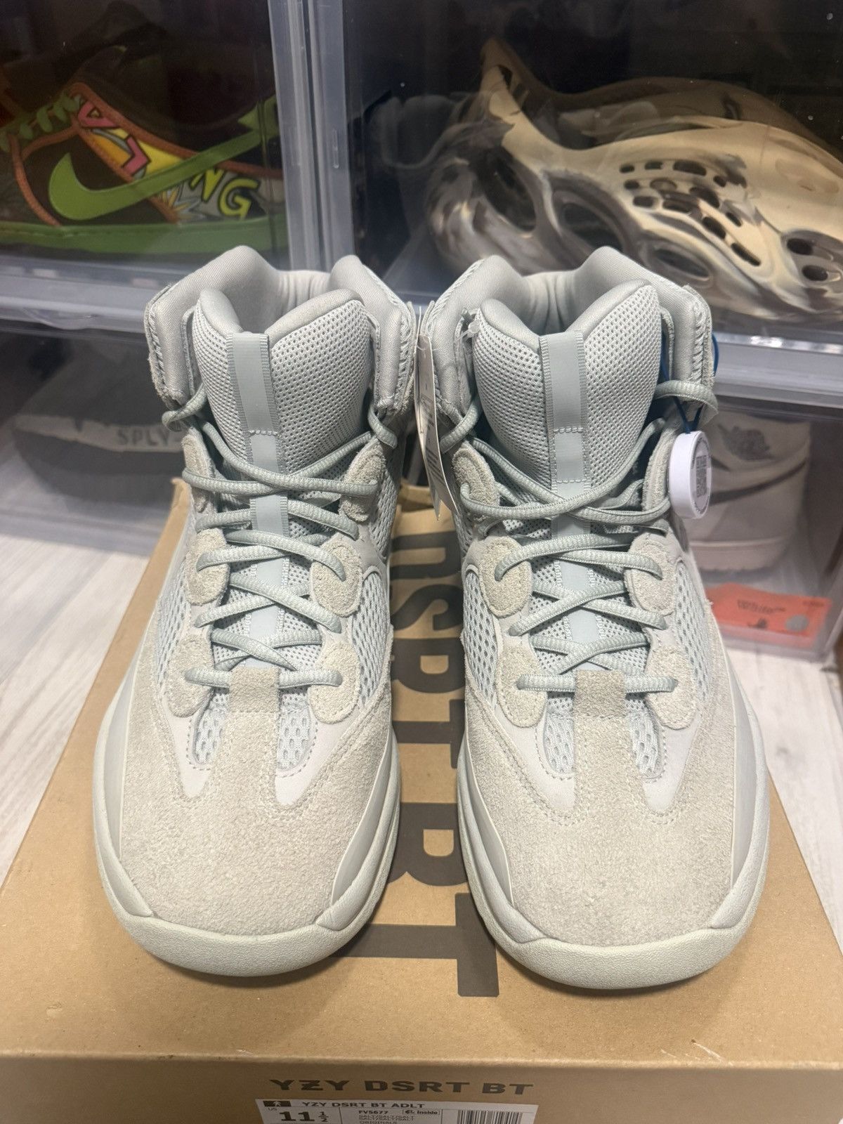 Adidas × Kanye West Adidas Yeezy Desert Boot Salt Size US 11.5 / EU 44-45 - 4 Thumbnail