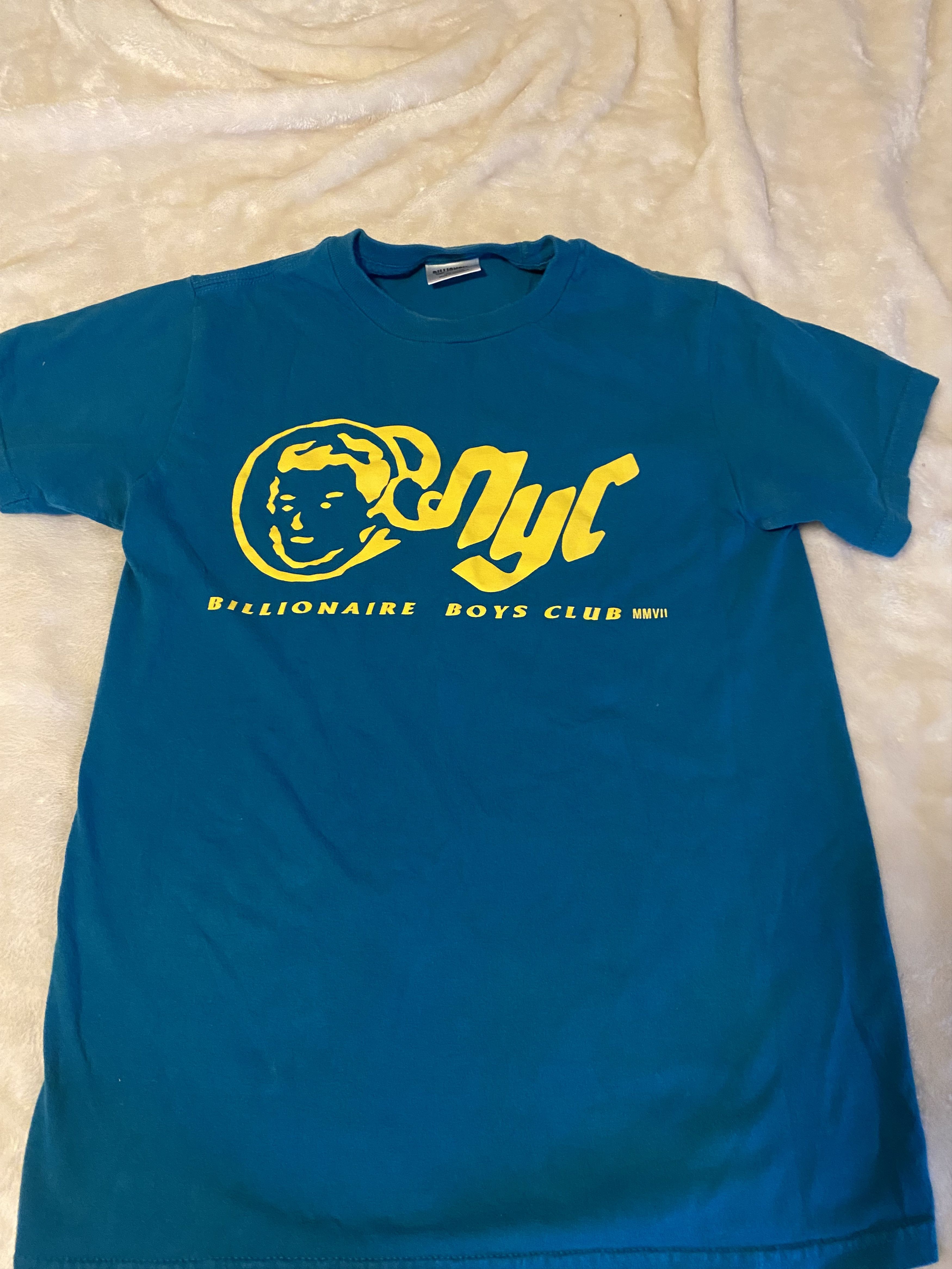 Billionaire Boys Club Billionaire Boys Club NYC MMVII Blue T Shirt Size US S / EU 44-46 / 1 - 1 Thumbnail