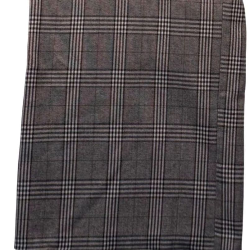 Vintage Ashley Stewart 18W Brown Plaid Wide Leg Pants Career Dark Academia Trousers EUC Size 40" / US 18 - 3 Thumbnail