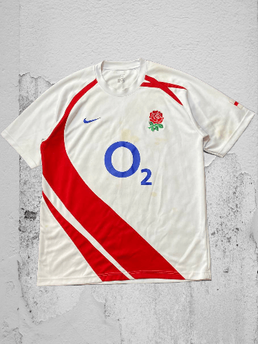 Nike Nike ENGLAND RUGBY O2 Jersey Size US XL / EU 56 / 4 - 1 Thumbnail