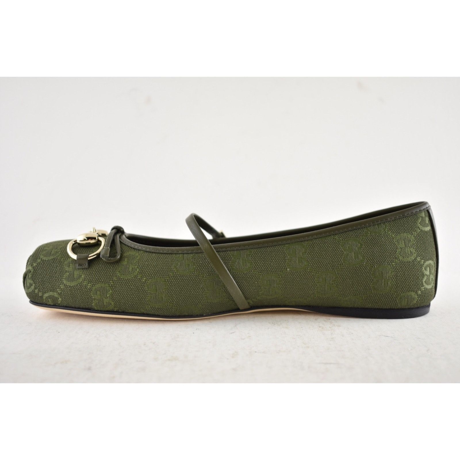 Gucci Gucci Green Horsebit Maryjane Ballerina Ballet Flat 37 Size US 7 / IT 37 - 12 Thumbnail