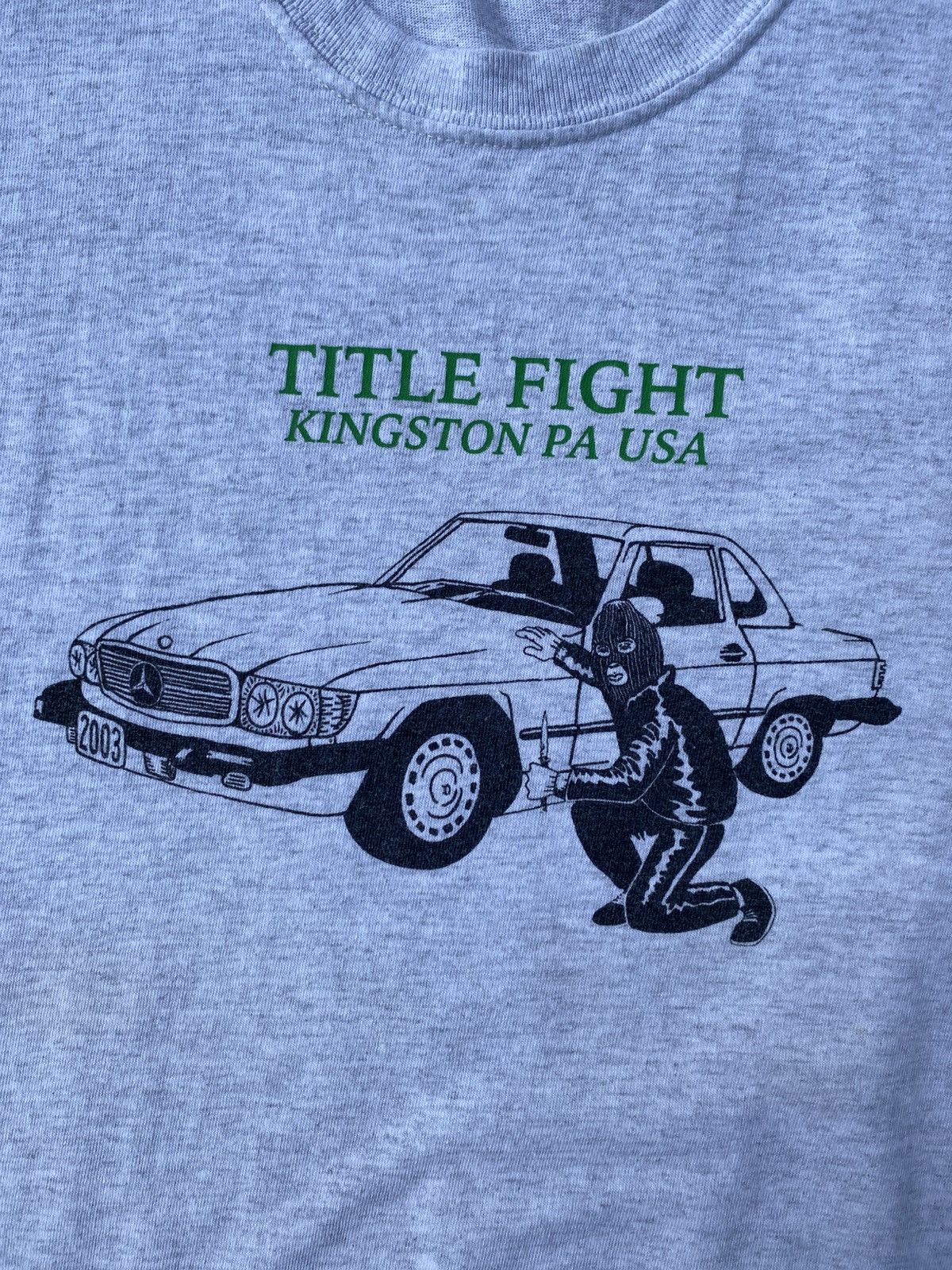 Band Tees Sick🔥Vintage Title Fight "Krawler" / Car Jack Band Tees Size US L / EU 52-54 / 3 - 3 Thumbnail
