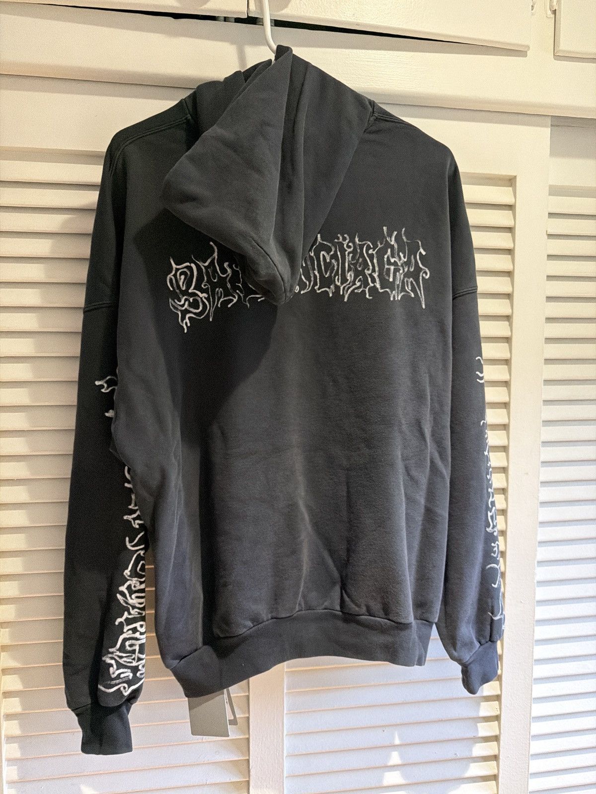 Balenciaga Balenciaga metal diy logo black hoodie size 1 Size US S / EU 44-46 / 1 - 2 Thumbnail