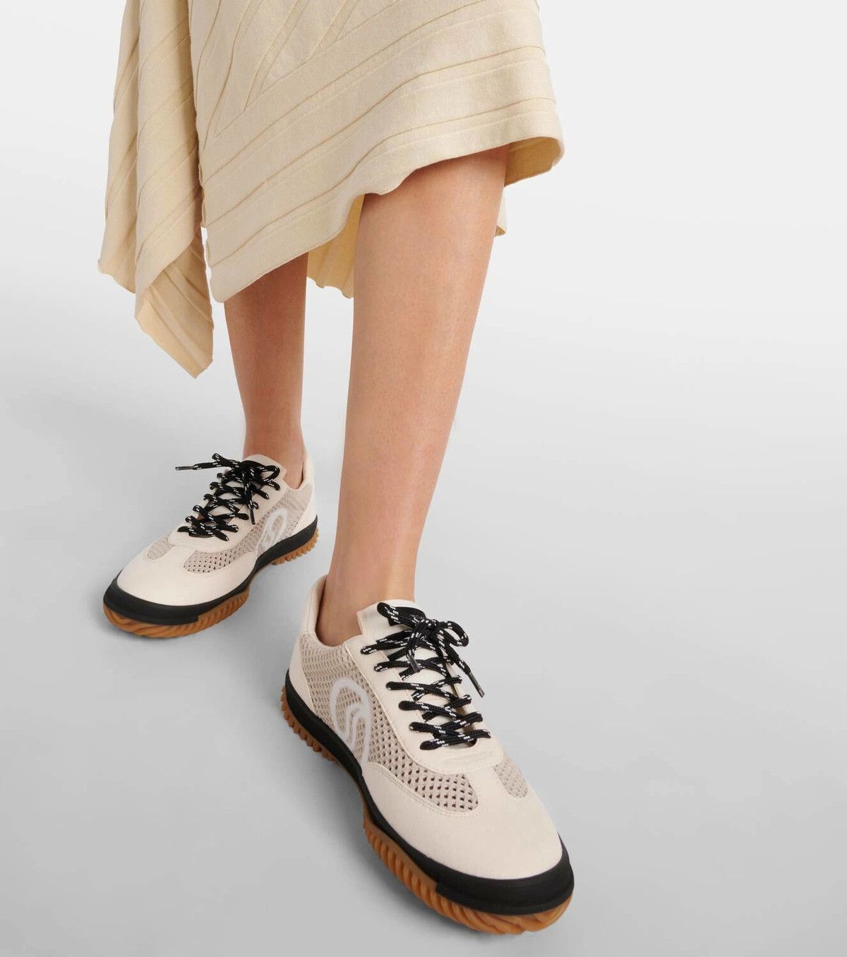 Stella McCartney o1s22i1n1024 S-Wave Sneakers in Beige Size US 8 / IT 38 - 4 Thumbnail