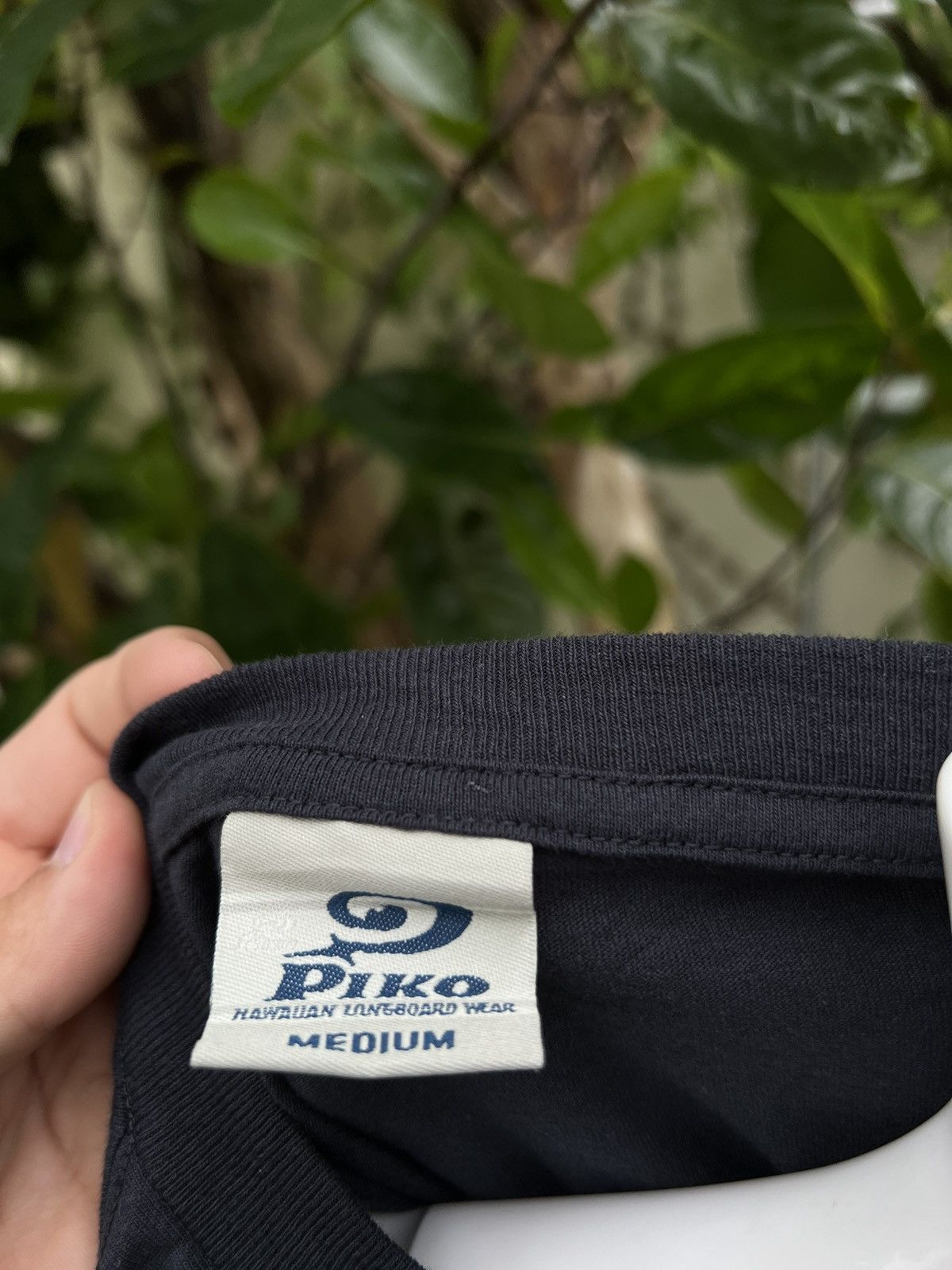 Japanese Brand × Vintage 90’s PIKO HAWAIIAN LONGBOARD WEAR SURF Y2K RARE RETRO TEE Size US M / EU 48-50 / 2 - 6 Thumbnail
