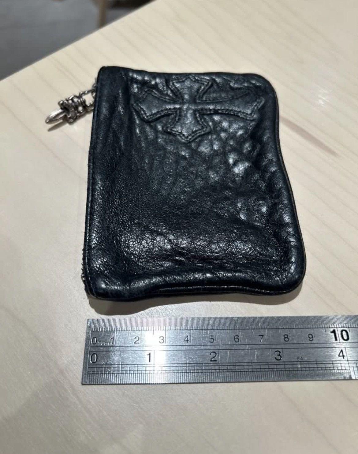 Chrome Hearts Vintage Chrome heart leather coin purse Size ONE SIZE - 7 Thumbnail