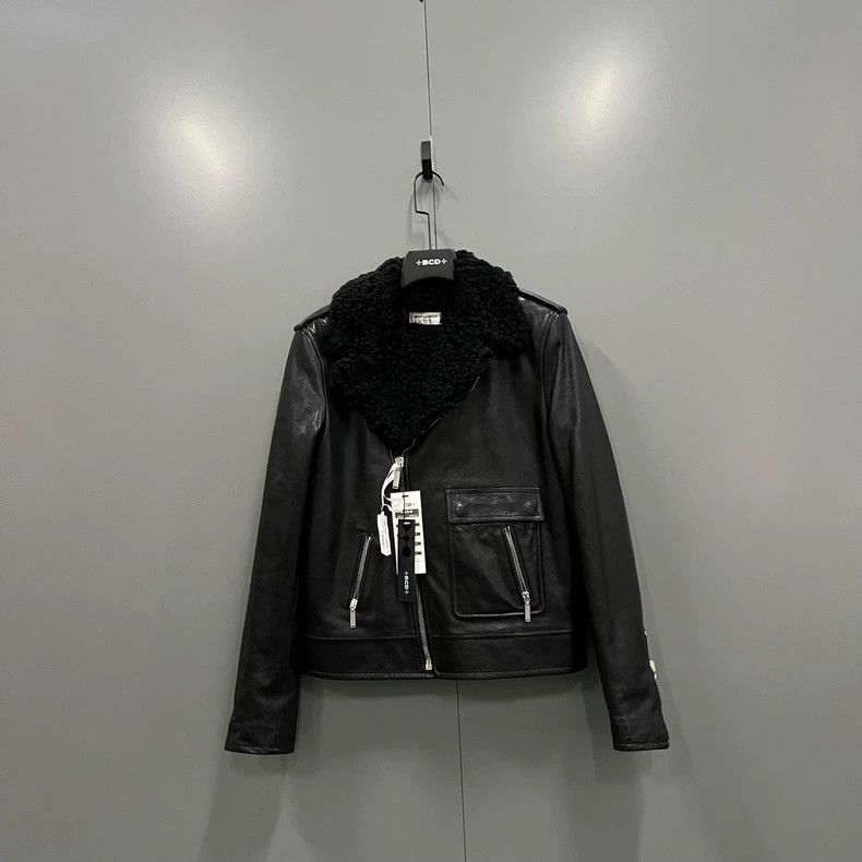Saint Laurent Paris saint laurent black shearling jacket Size US L / EU 52-54 / 3 - 1 Thumbnail