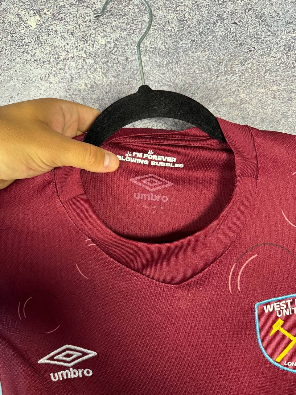 Umbro West Ham United 2023/24 Home Umbro Soccer Jersey Blokcore Size US S / EU 44-46 / 1 - 11 Thumbnail