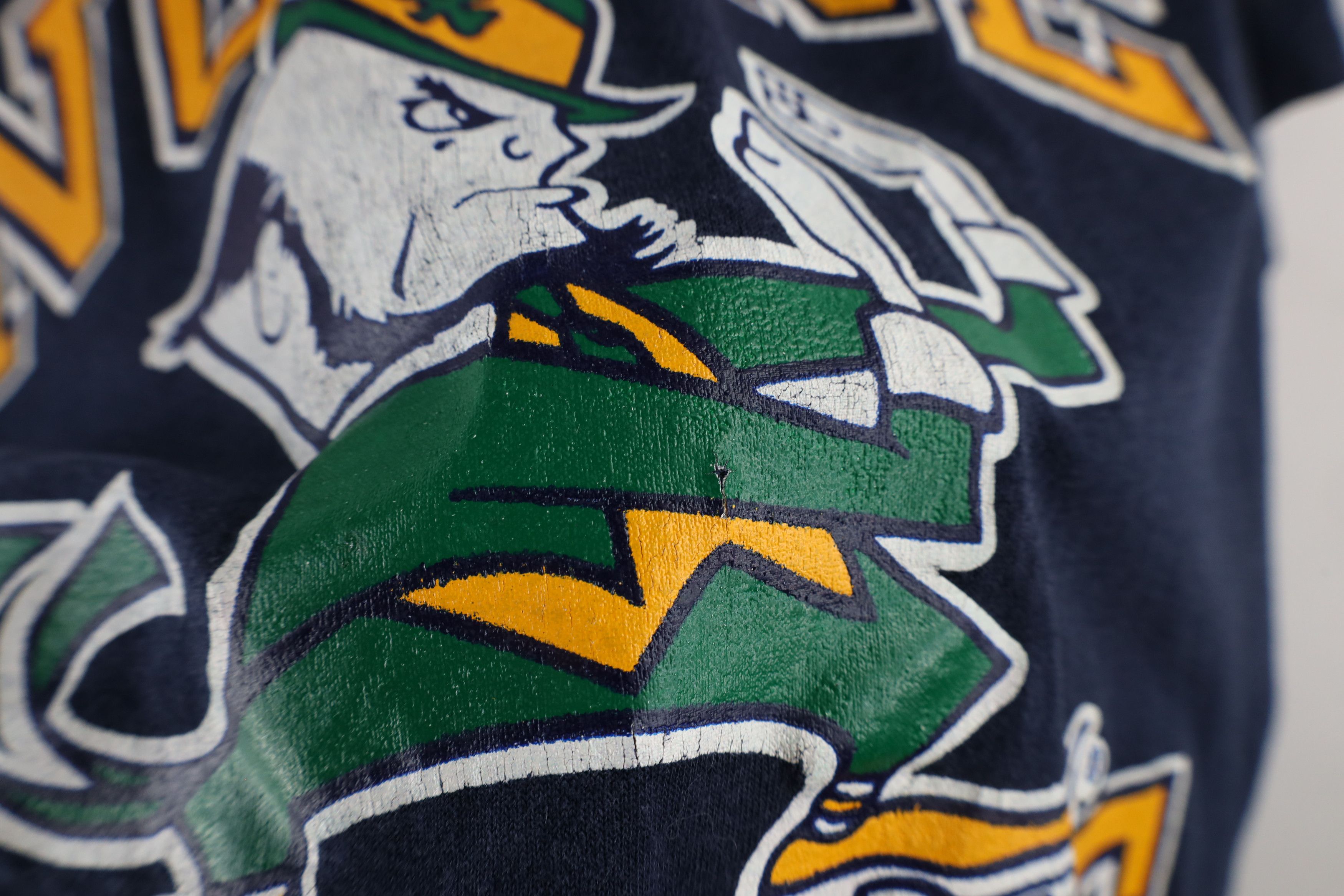 Champion × Vintage Vintage 80s Champion Notre Dame University T-Shirt USA Size US L / EU 52-54 / 3 - 7 Thumbnail