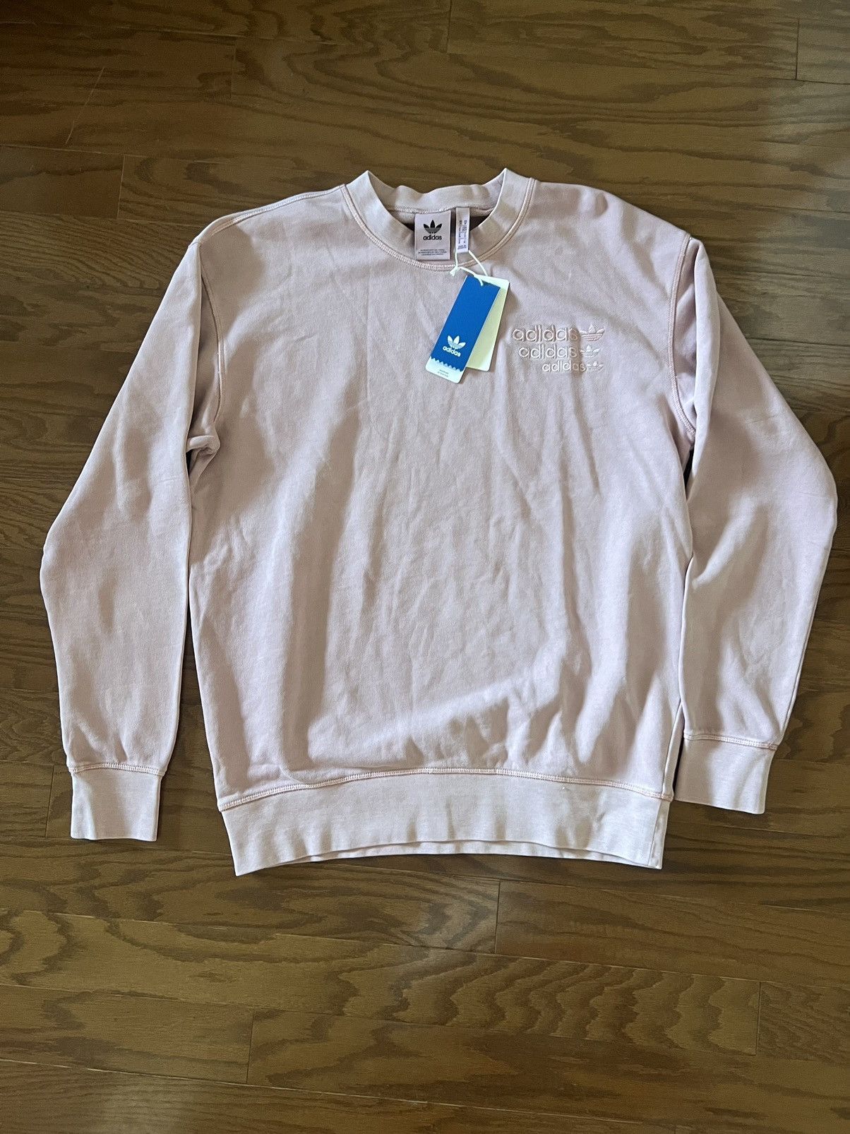 Adidas Adidas Pink Overdyed Crew Sweatshirts Original Size US M / EU 48-50 / 2 - 1 Thumbnail
