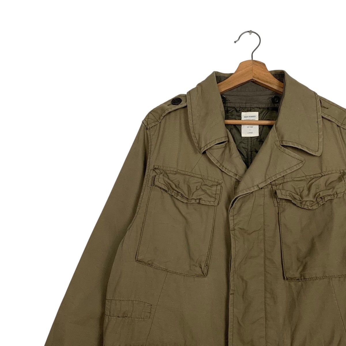 Japanese Brand Japanese Brand Back Number Multipocket Military Jacket Size US L / EU 52-54 / 3 - 6 Thumbnail