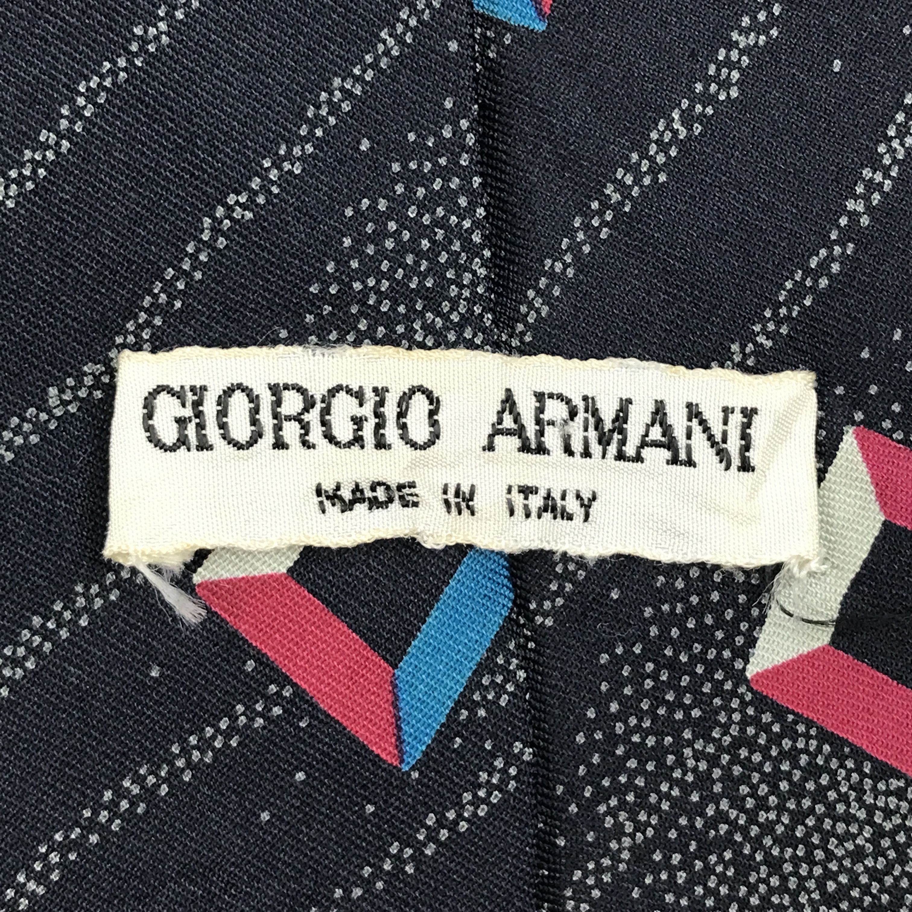 Giorgio Armani × Vintage Vintage Giorgio Armani Silk Necktie Size ONE SIZE - 6 Thumbnail
