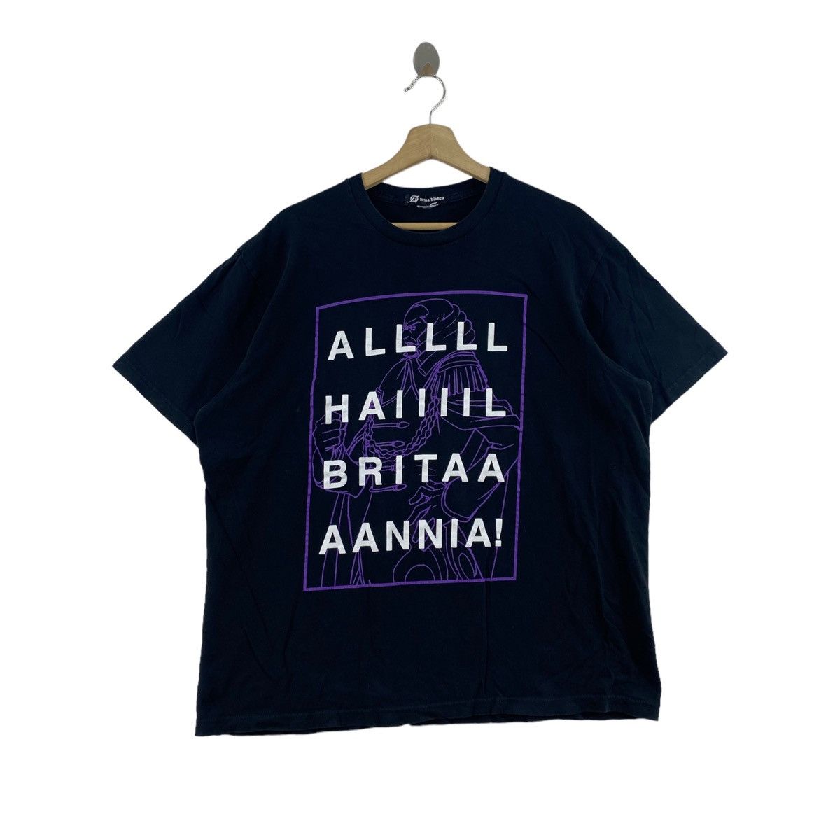 Vintage ARMA BIANCA Japanese Brand Code Geass All Hail Britannia Size US XL / EU 56 / 4 - 1 Thumbnail