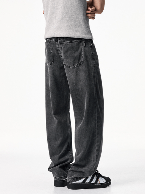 Japanese Brand × Jean High street trend loose distressed straight jeans Size US 32 / EU 48 - 4 Thumbnail